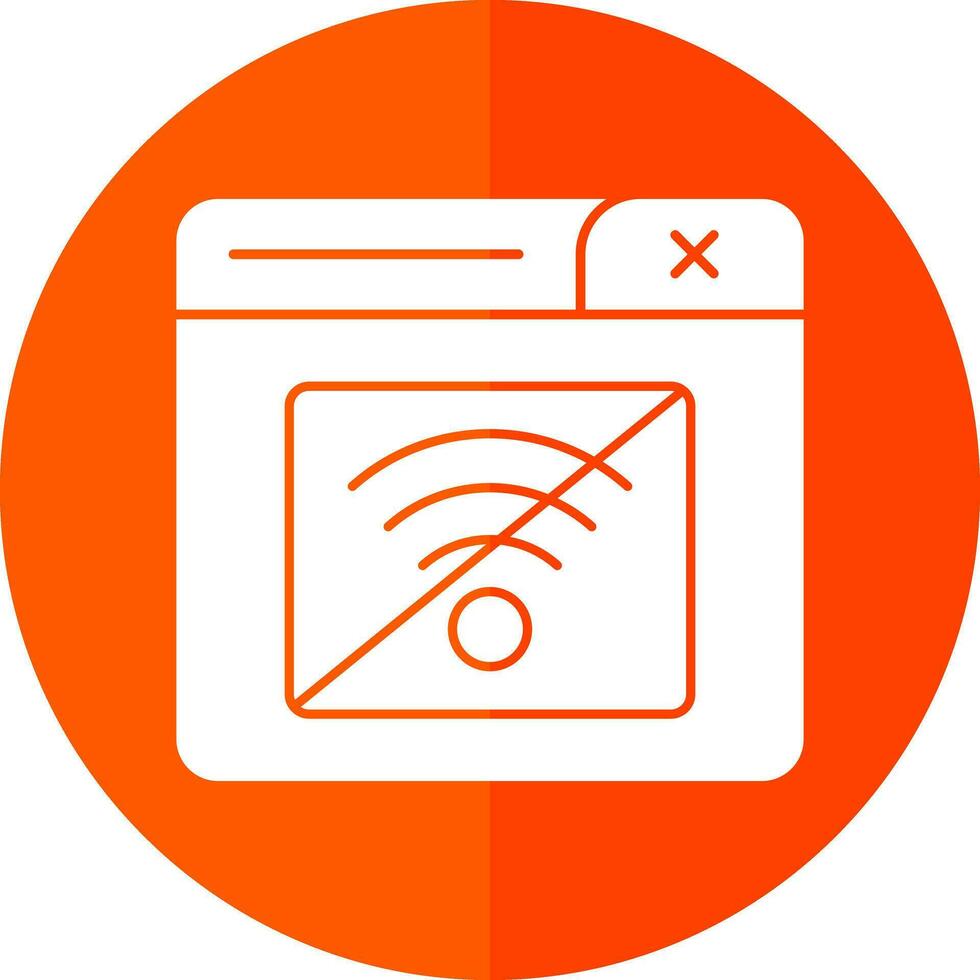 Connection Error Vector Icon Design