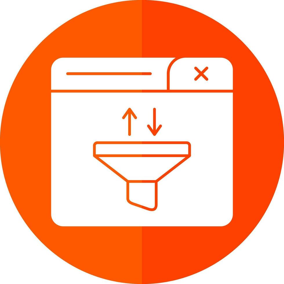 Funnel Vector Icon Design