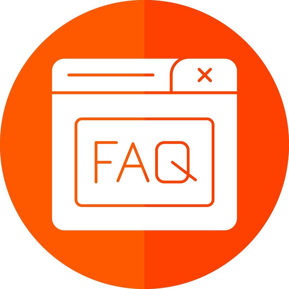 Faq Vector Icon Design