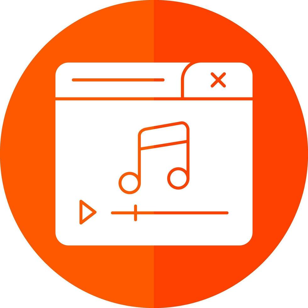 Music Player Vector Icon Design