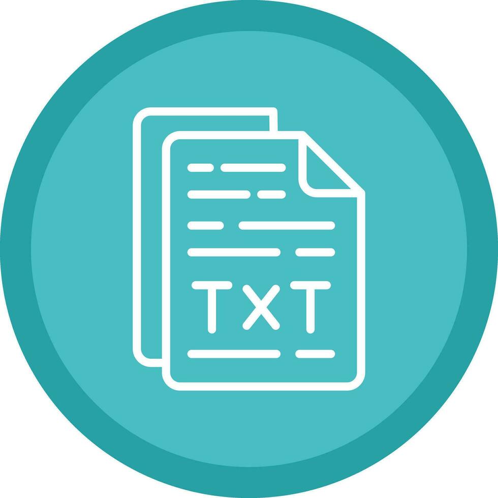 Txt File Vector Icon Design