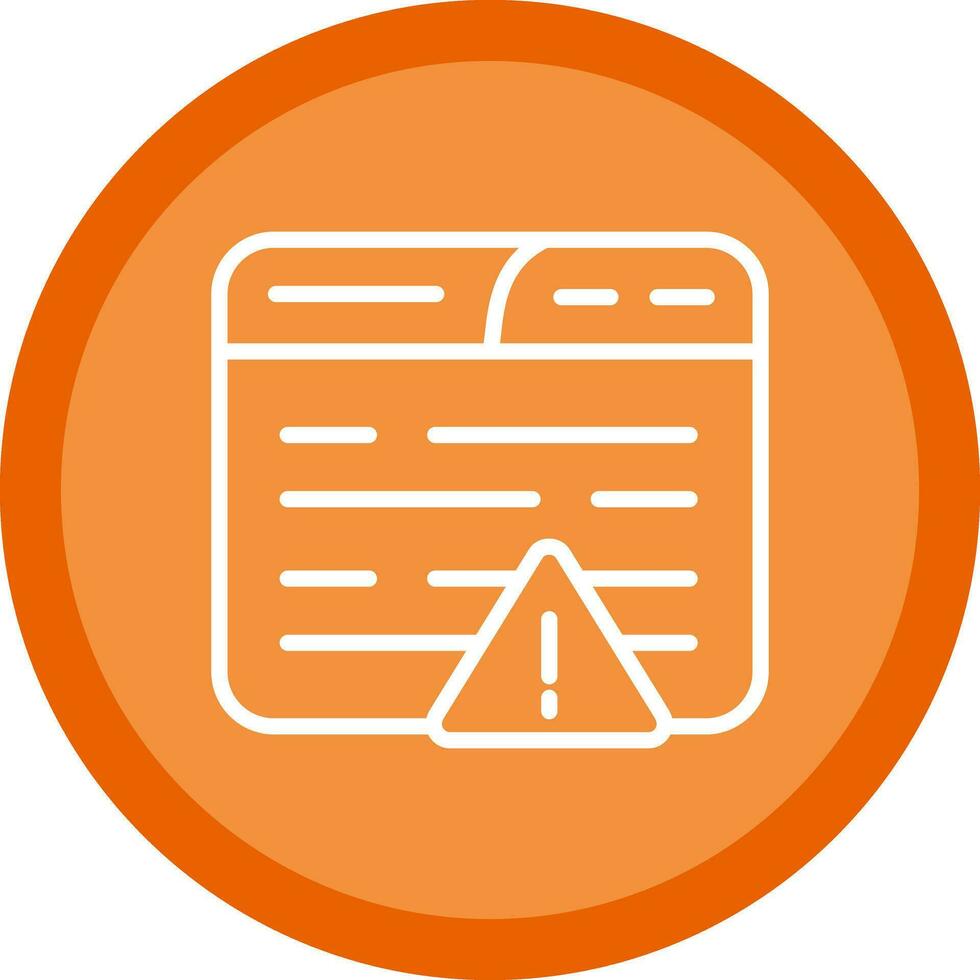 Warning Vector Icon Design