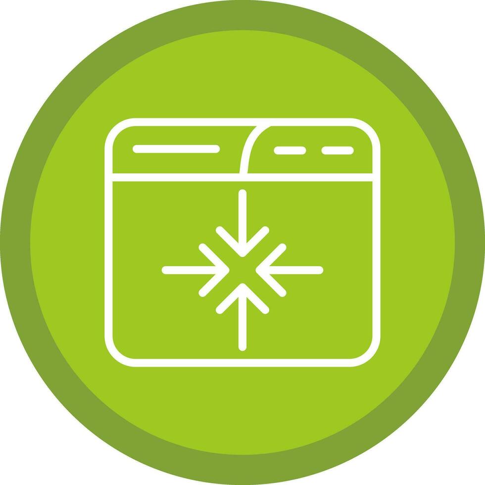 Minimize Vector Icon Design