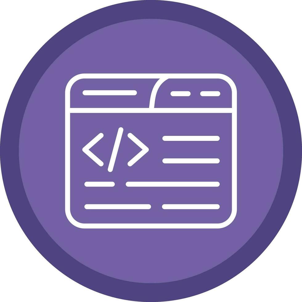 web codificación vector icono diseño