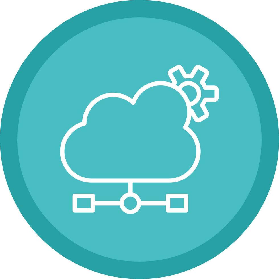 Cloud Computing Vector Icon Design