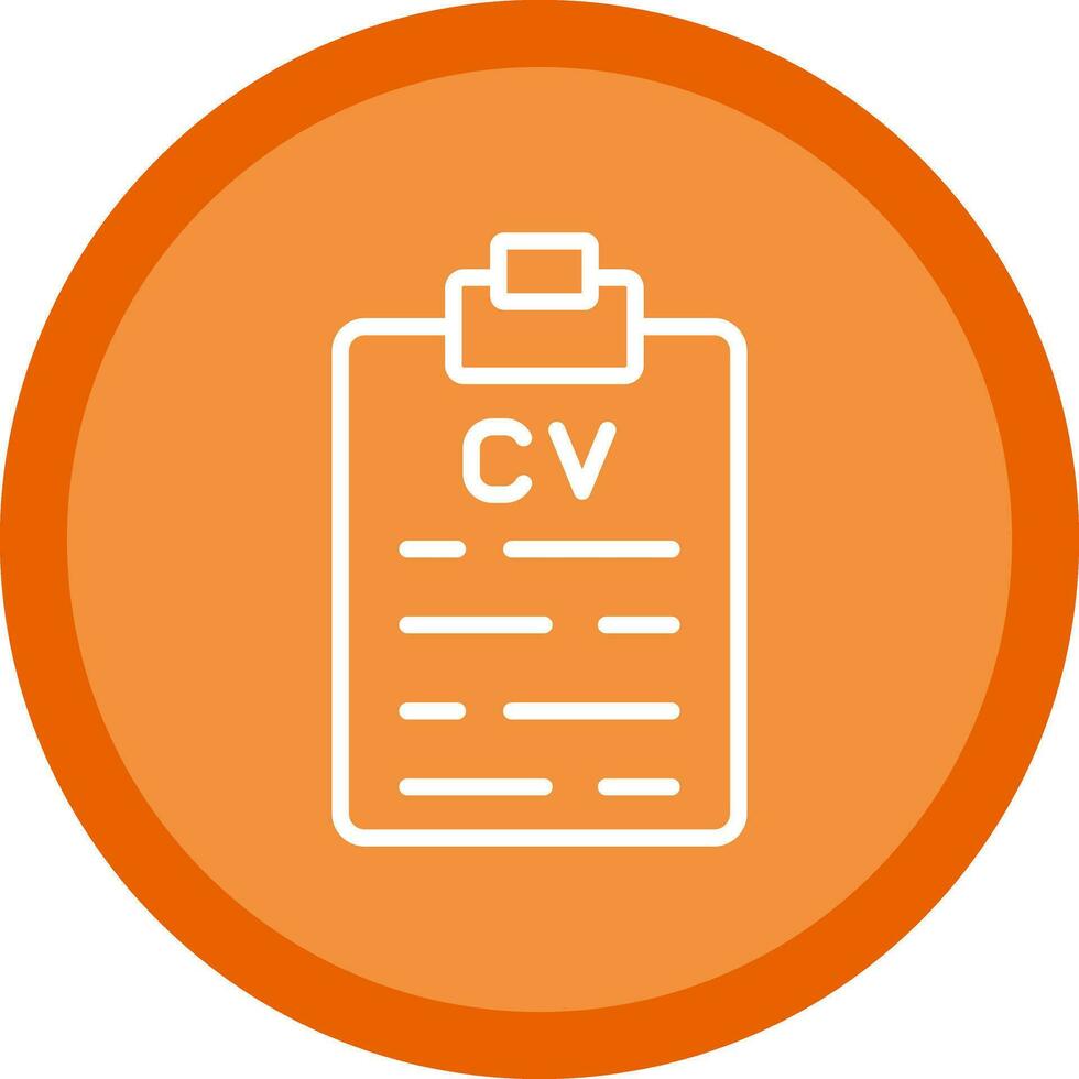 CV Vector Icon Design