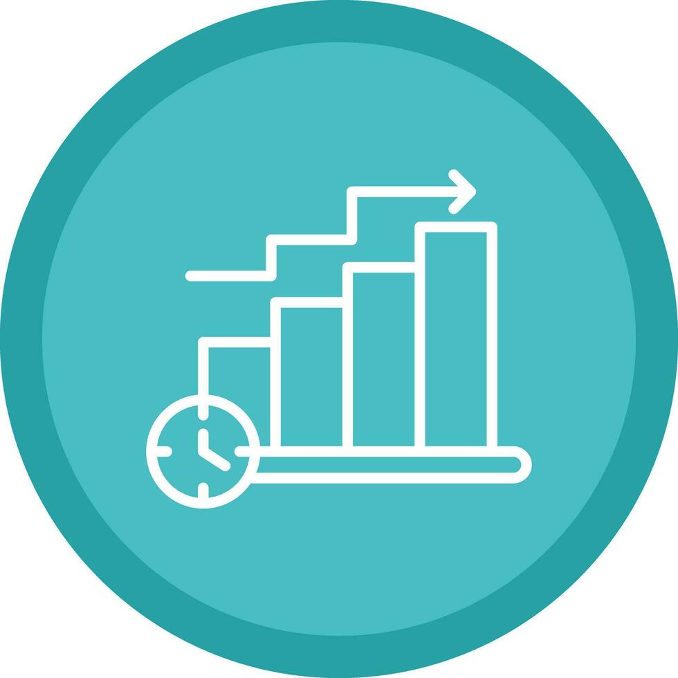 Bar Chart Vector Icon Design