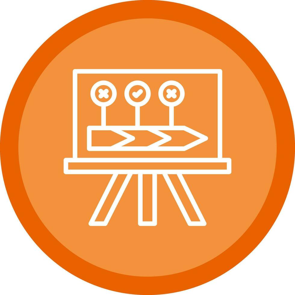 Value Chain Vector Icon Design