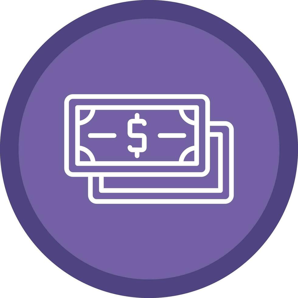 Dollar Note Vector Icon Design