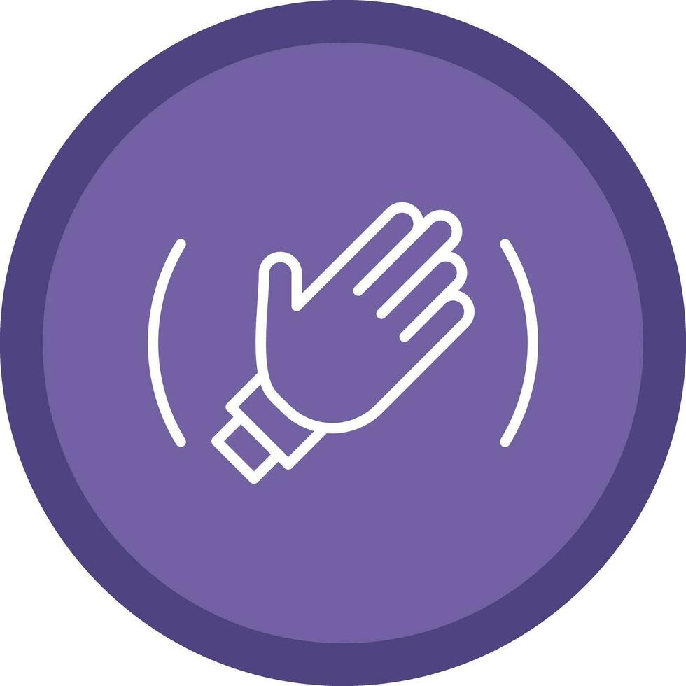 Goodbye Vector Icon Design