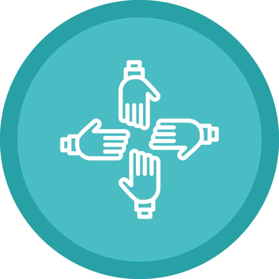 Team Work Vector Icon Design