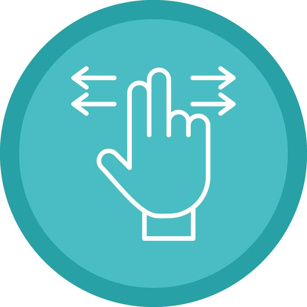 Swipe Vector Icon Design