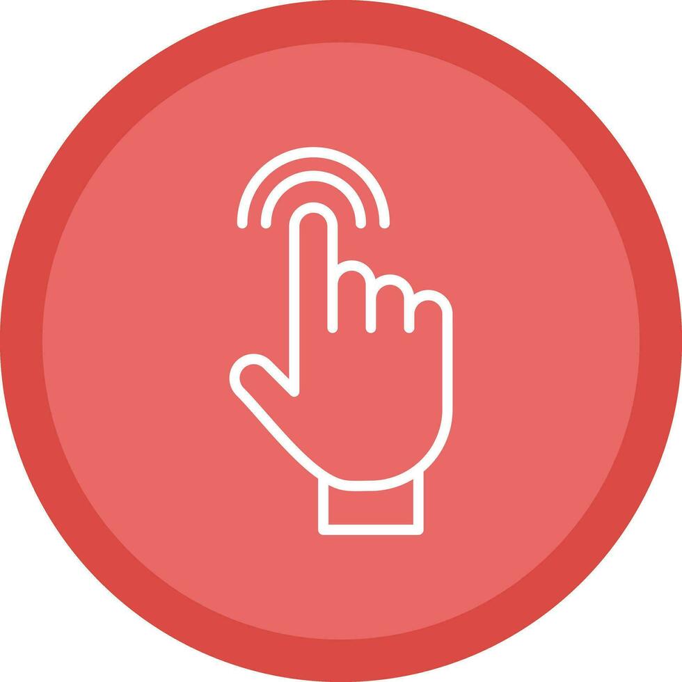 Tap Vector Icon Design