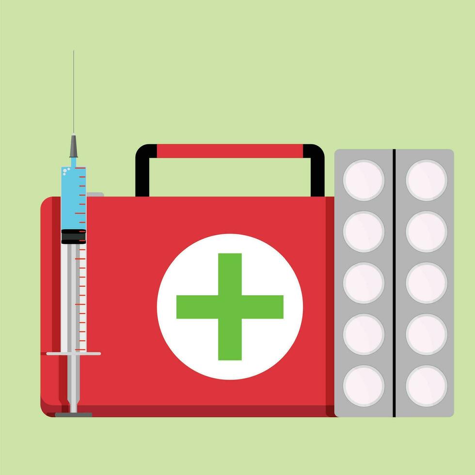 Urgent care concept. Medical emergency, healthcare and assistance, vector illustration