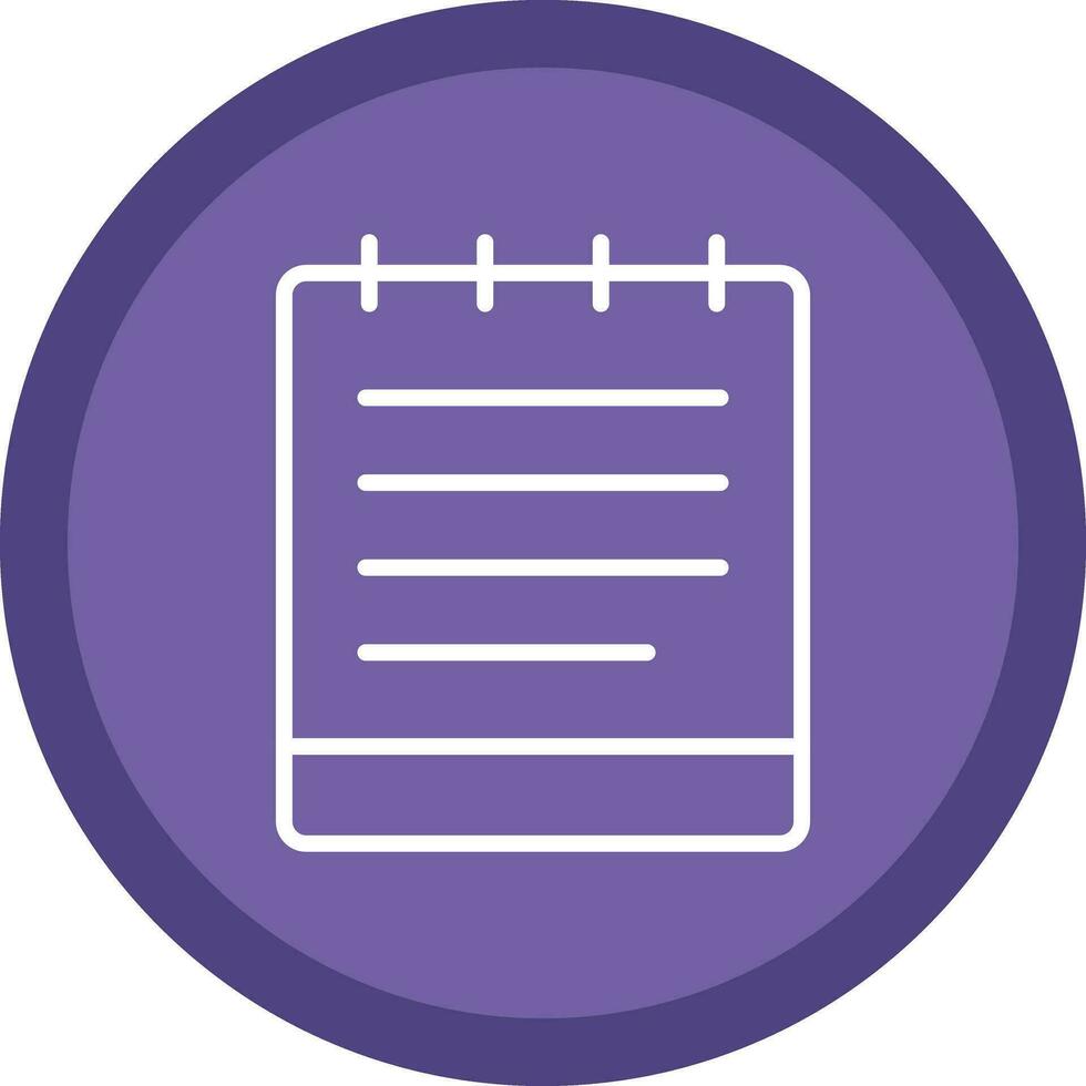 Notebook Vector Icon Design