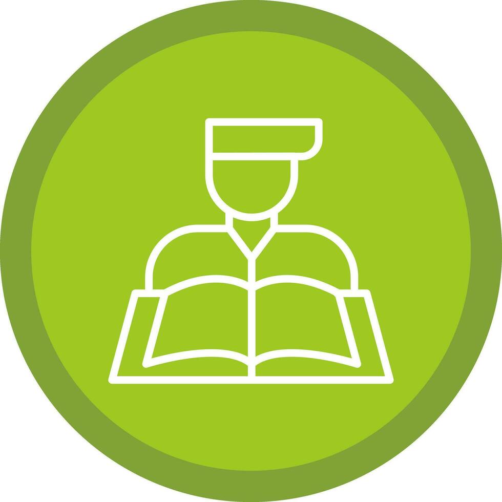 Student Vector Icon Design