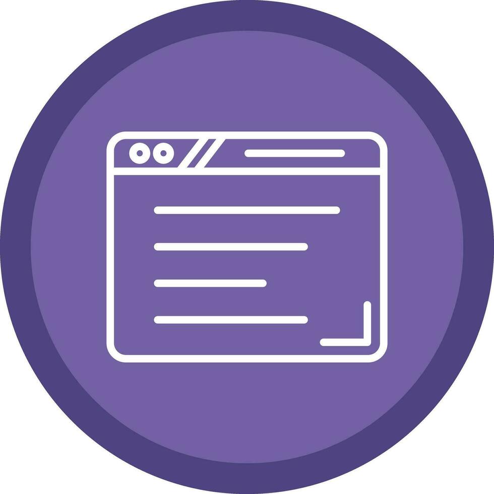 Browser Vector Icon Design