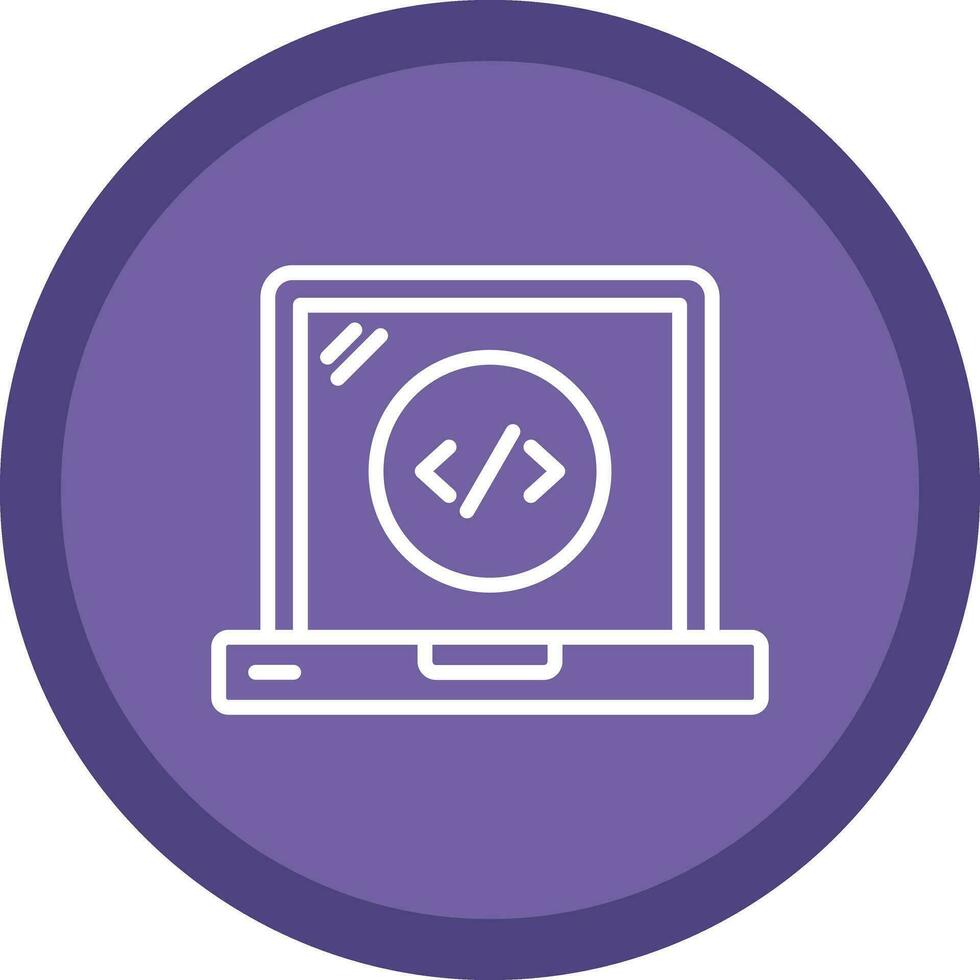 Web Coding Vector Icon Design