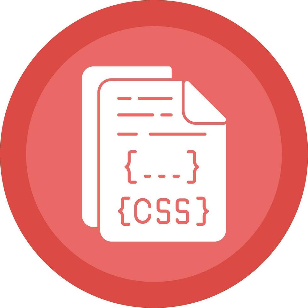 Css File Vector Icon Design