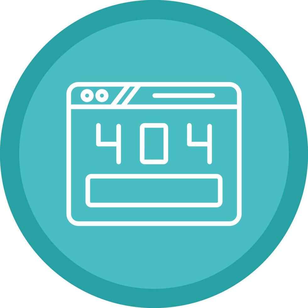 404 Error Vector Icon Design