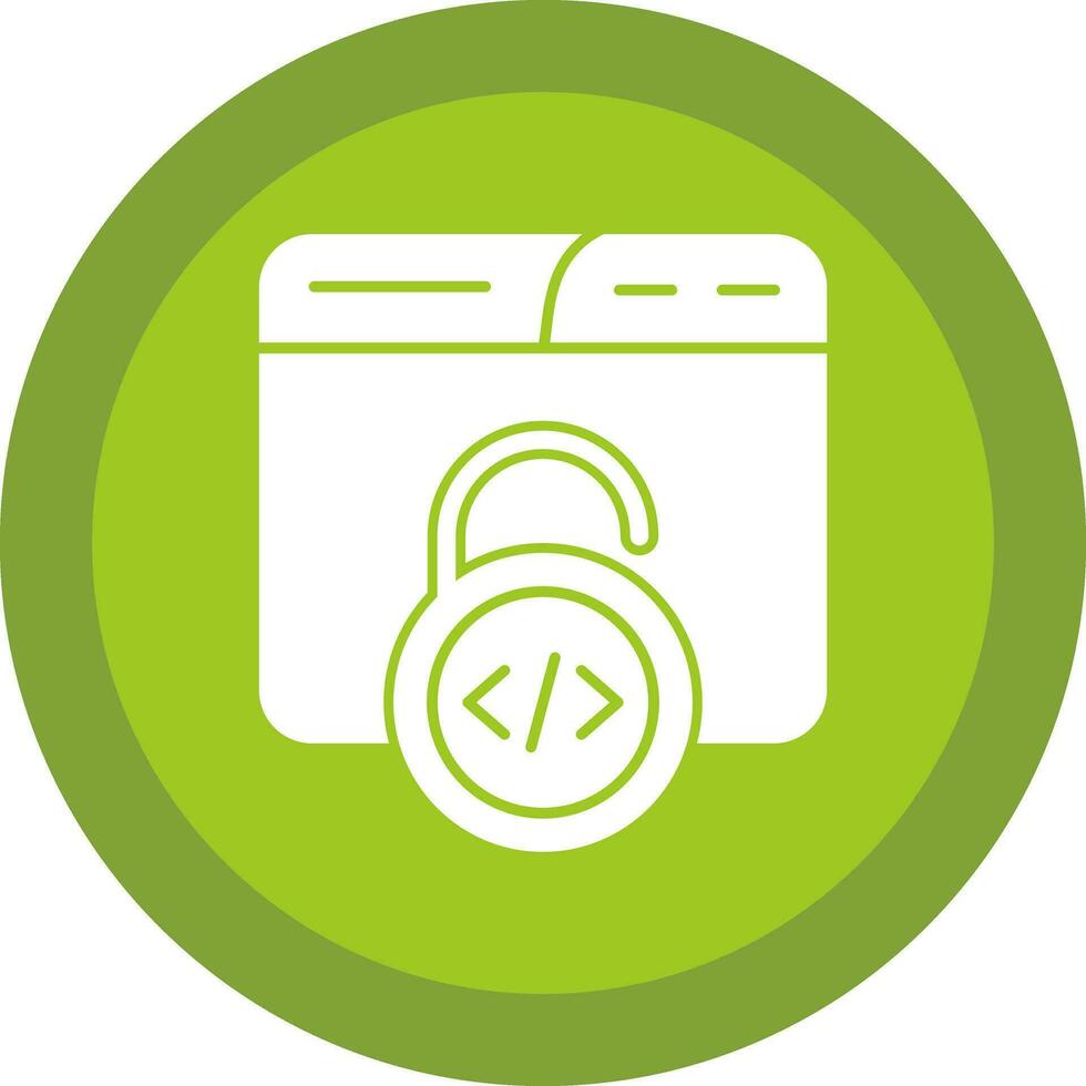 Unsecured Vector Icon Design