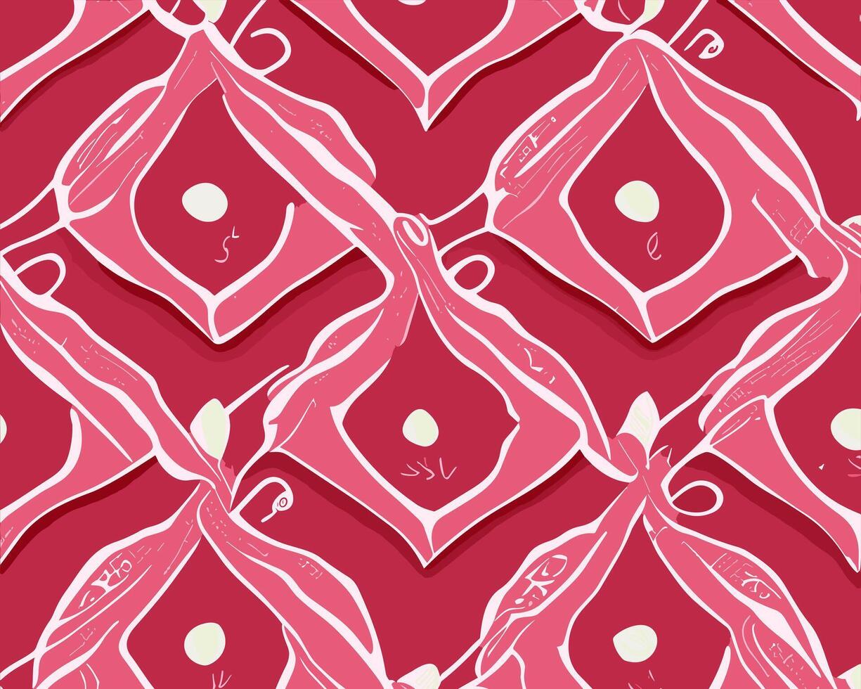 Seamless pattern with hand drawn abstract geometric shapes. illustration vector