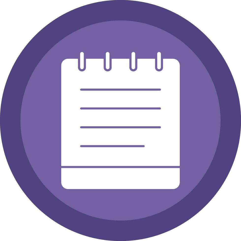 Notebook Vector Icon Design