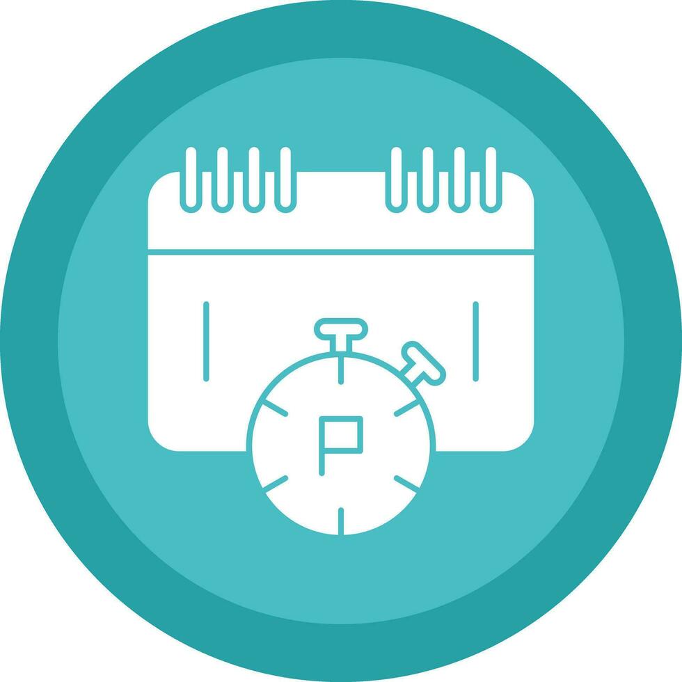 Deadline Vector Icon Design