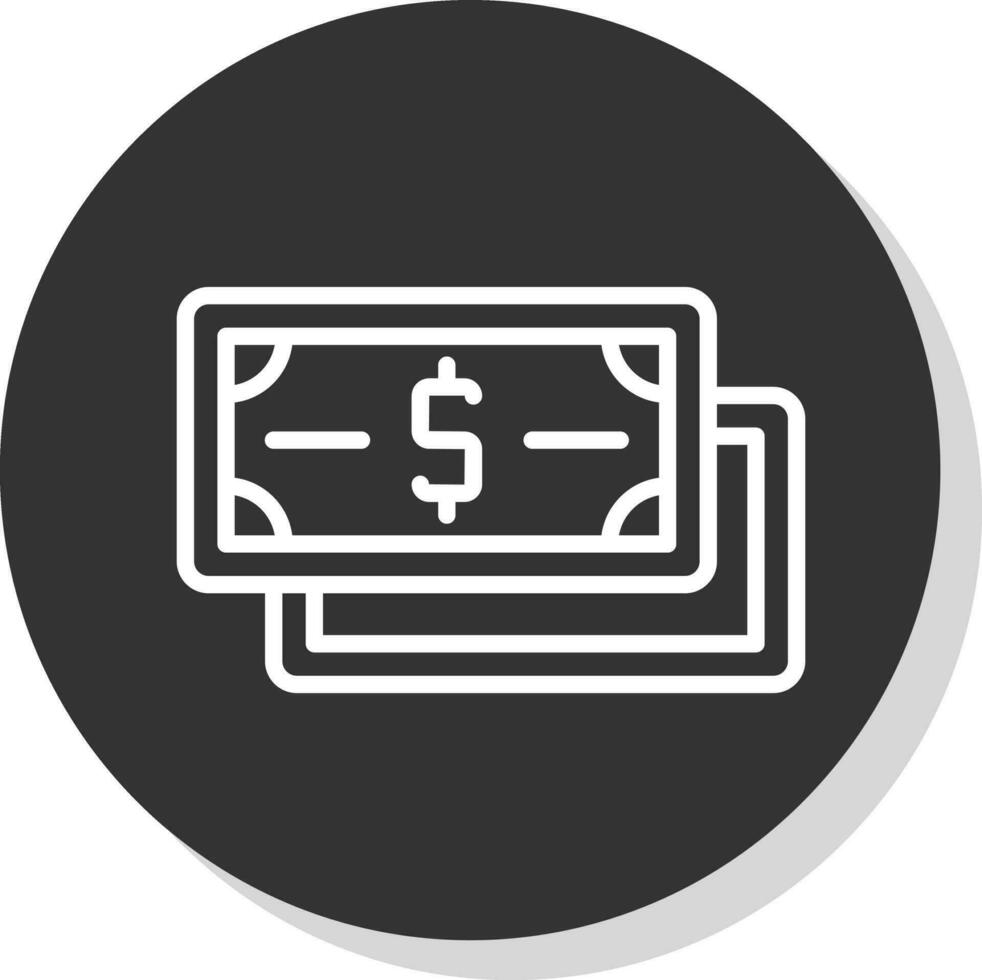 Dollar Note Vector Icon Design