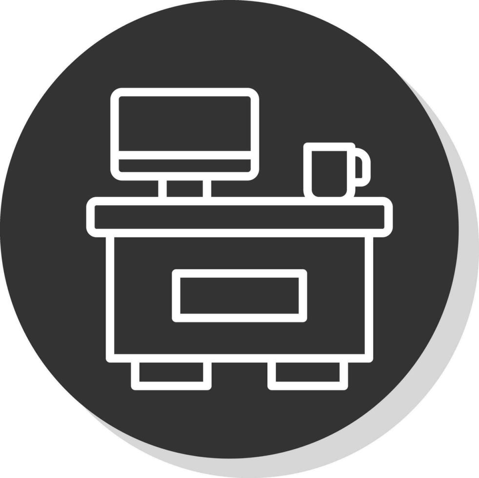 Information Desk Vector Icon Design