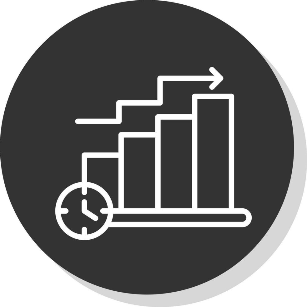 Bar Chart Vector Icon Design