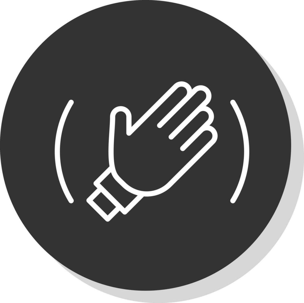 Goodbye Vector Icon Design
