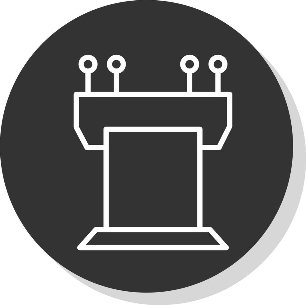 Podium Vector Icon Design