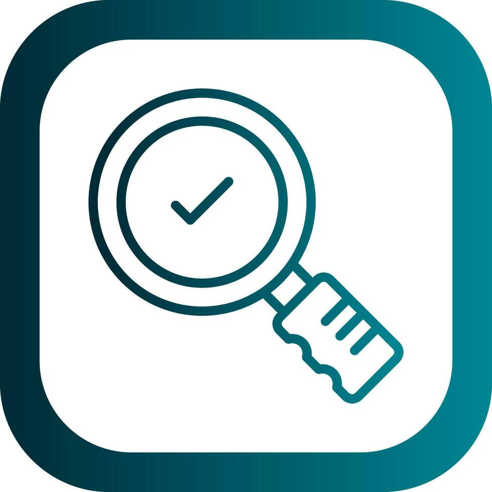 Magnifying Vector Icon Design