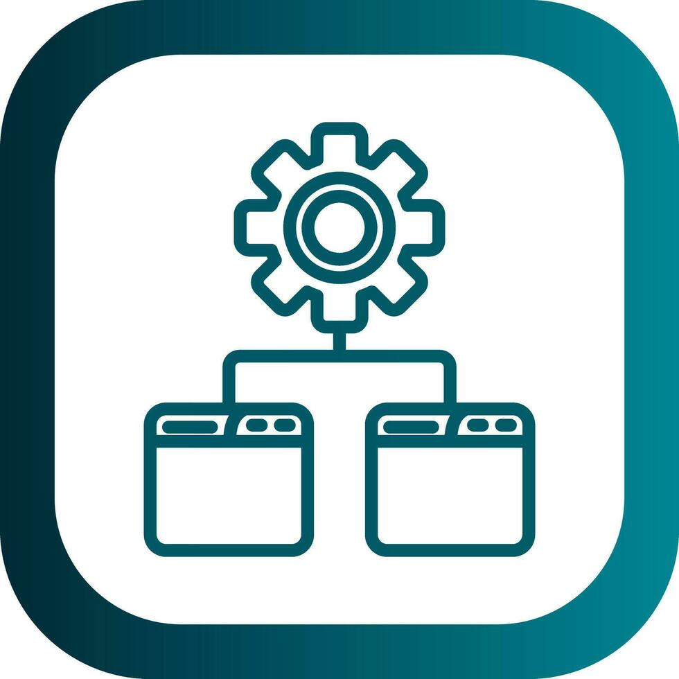 Batch Processing Vector Icon Design