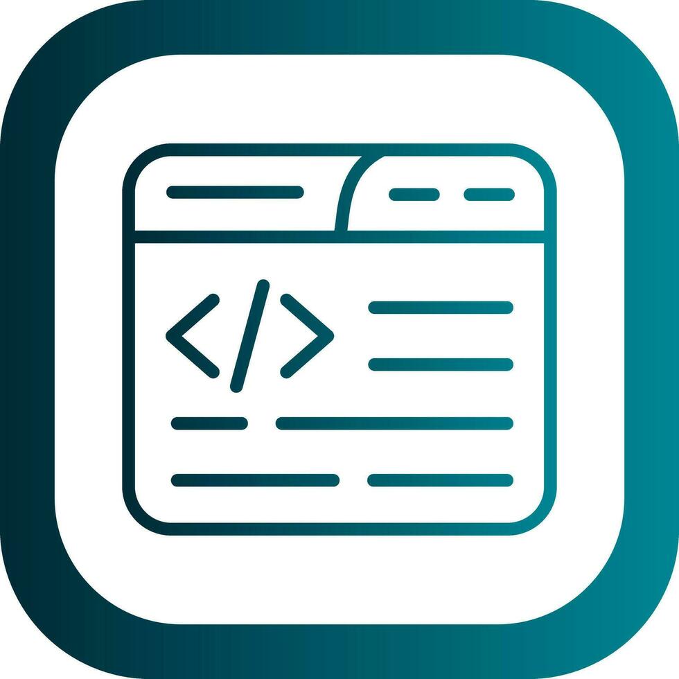 web codificación vector icono diseño