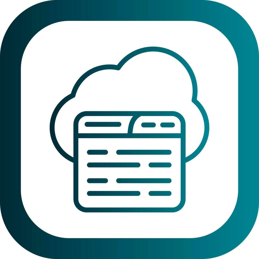 Cloud Vector Icon Design