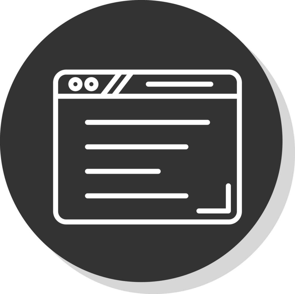 Browser Vector Icon Design