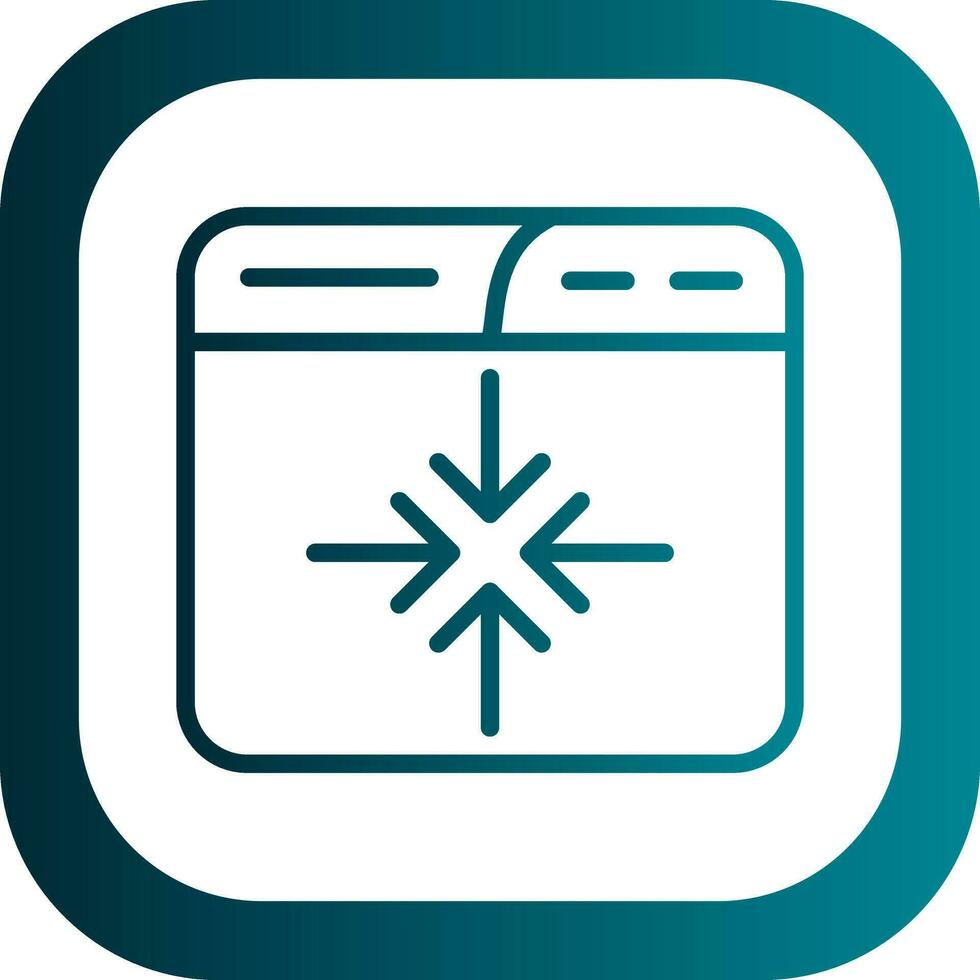Minimize Vector Icon Design