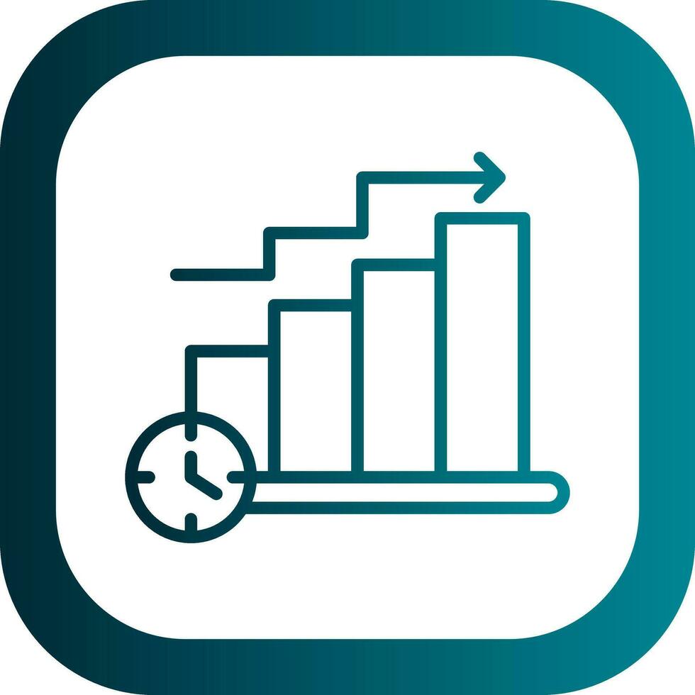 Bar Chart Vector Icon Design