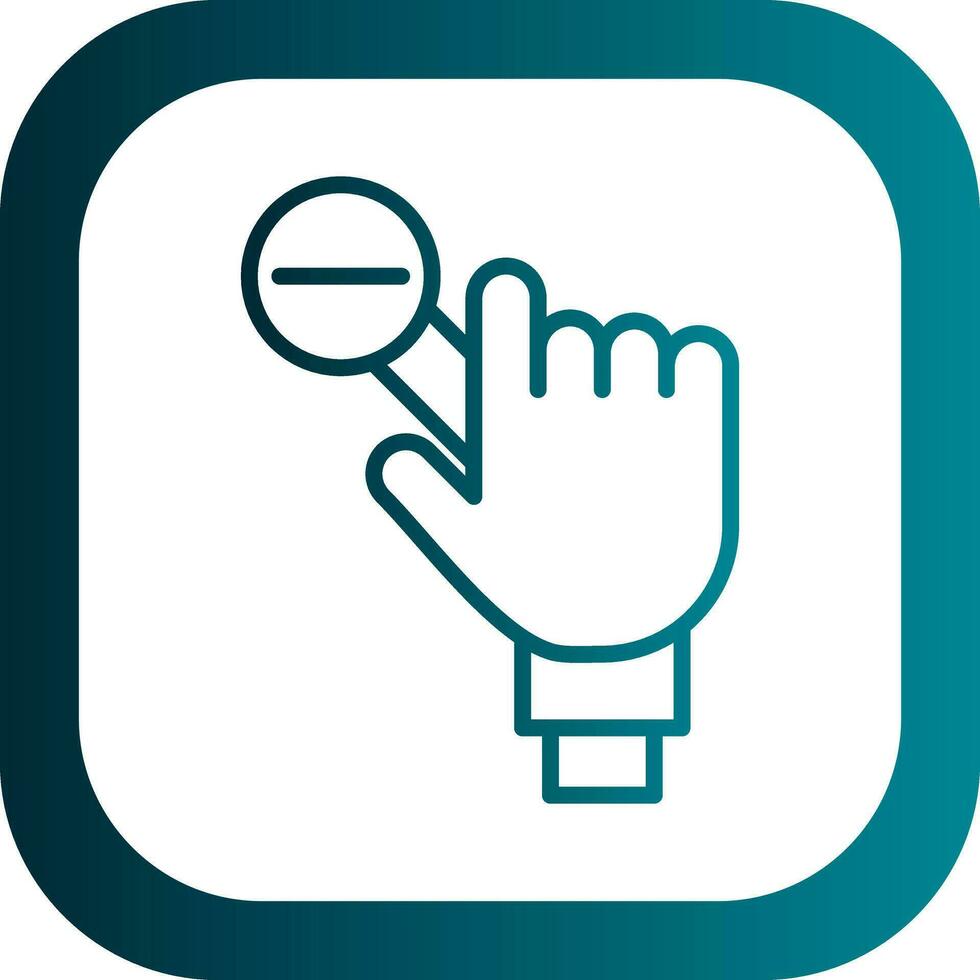 Zoom Out Vector Icon Design