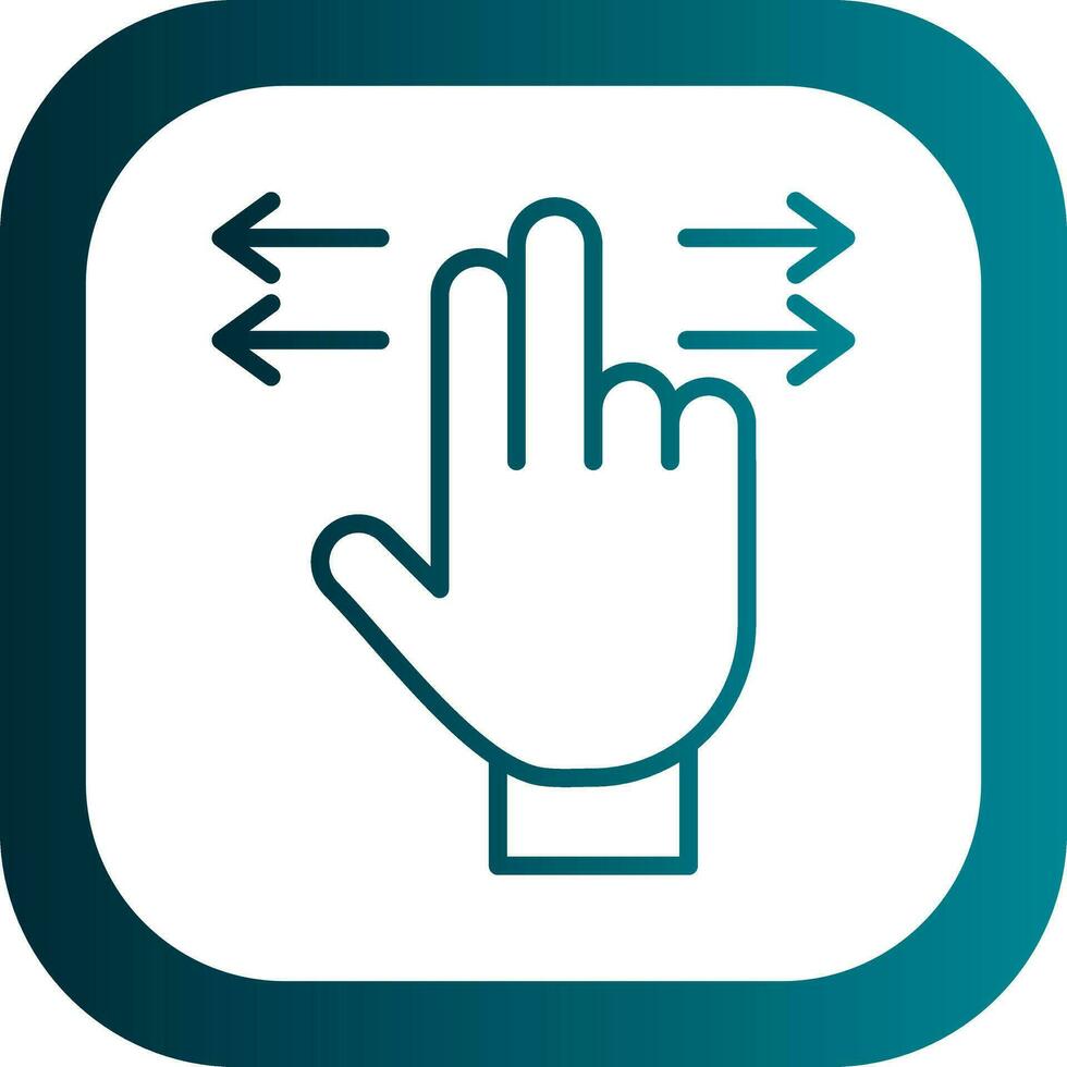 Swipe Vector Icon Design