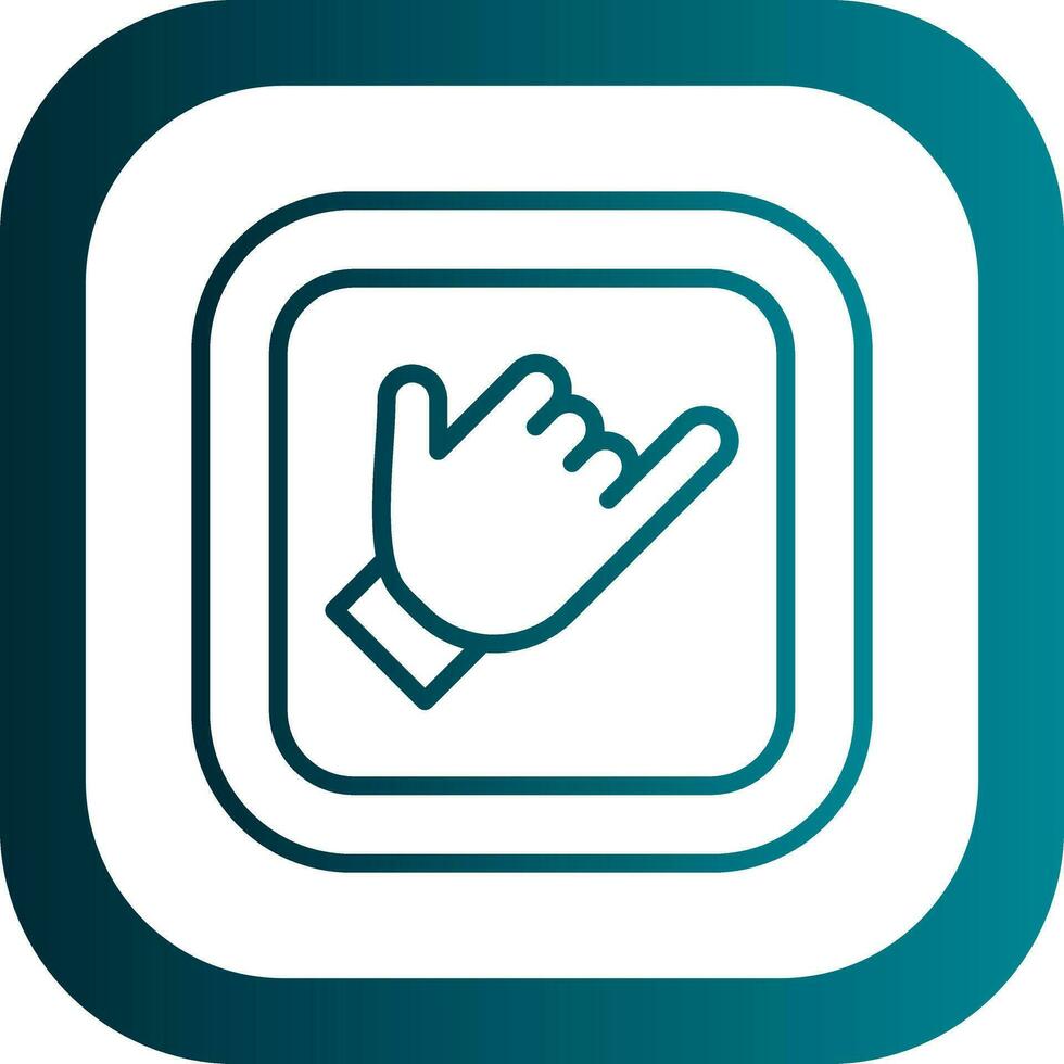 Little Finger Vector Icon Design