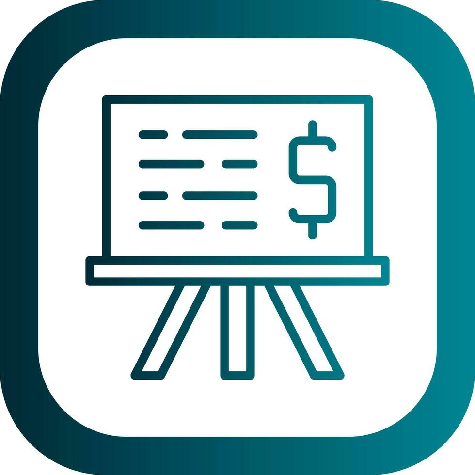 Presentation Vector Icon Design