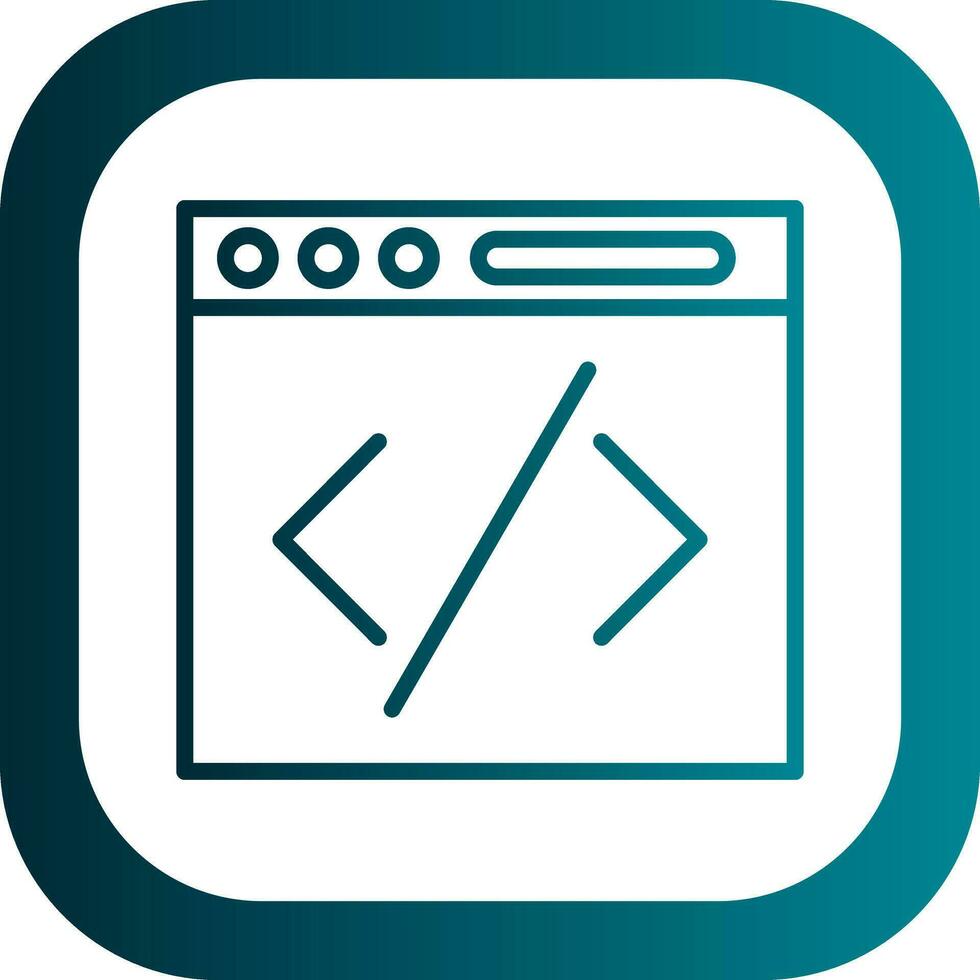 codificación vector icono diseño