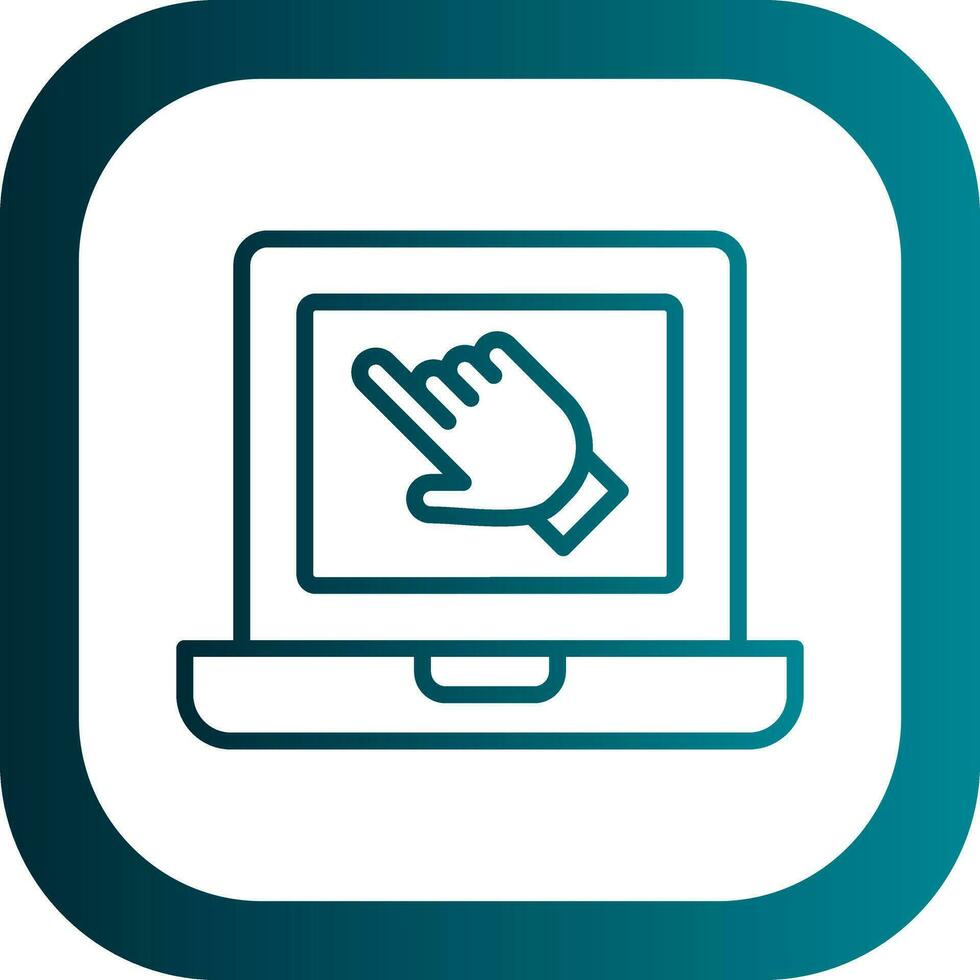 Laptop Vector Icon Design