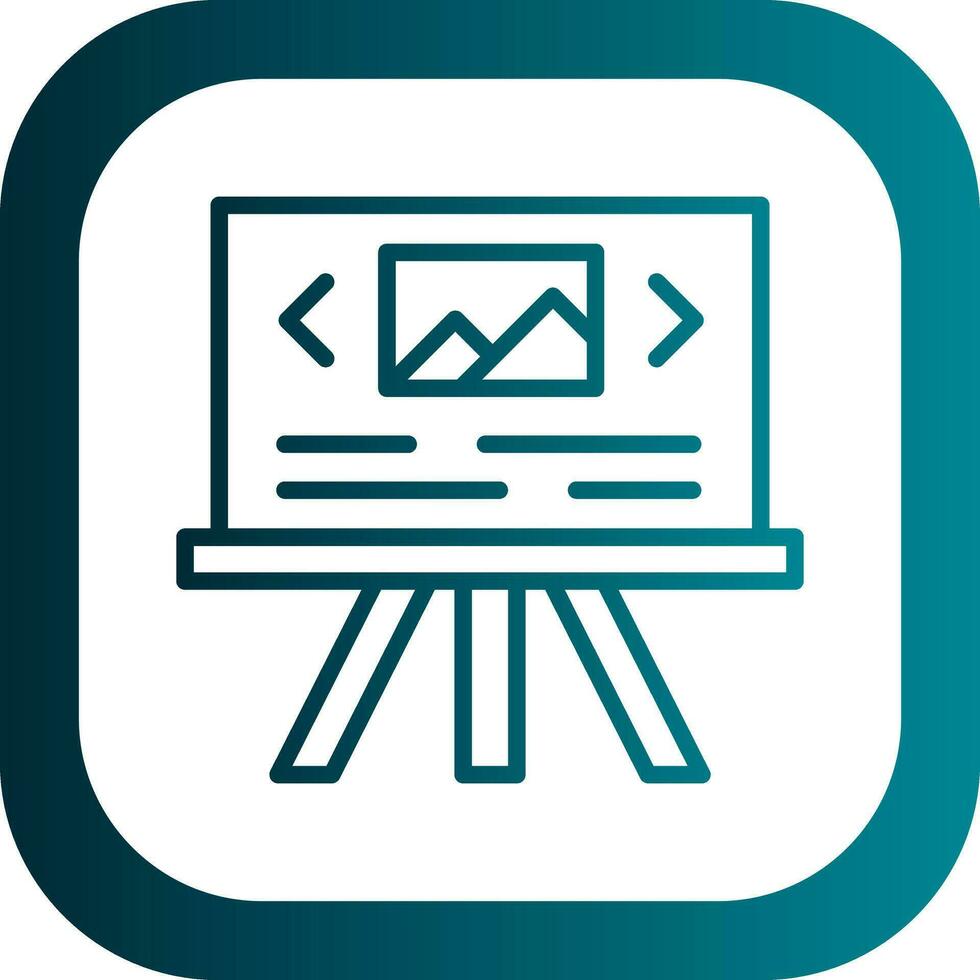 Slide Show Vector Icon Design