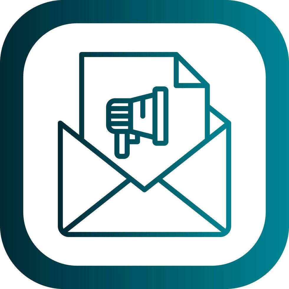 Email Marketing Vector Icon Design