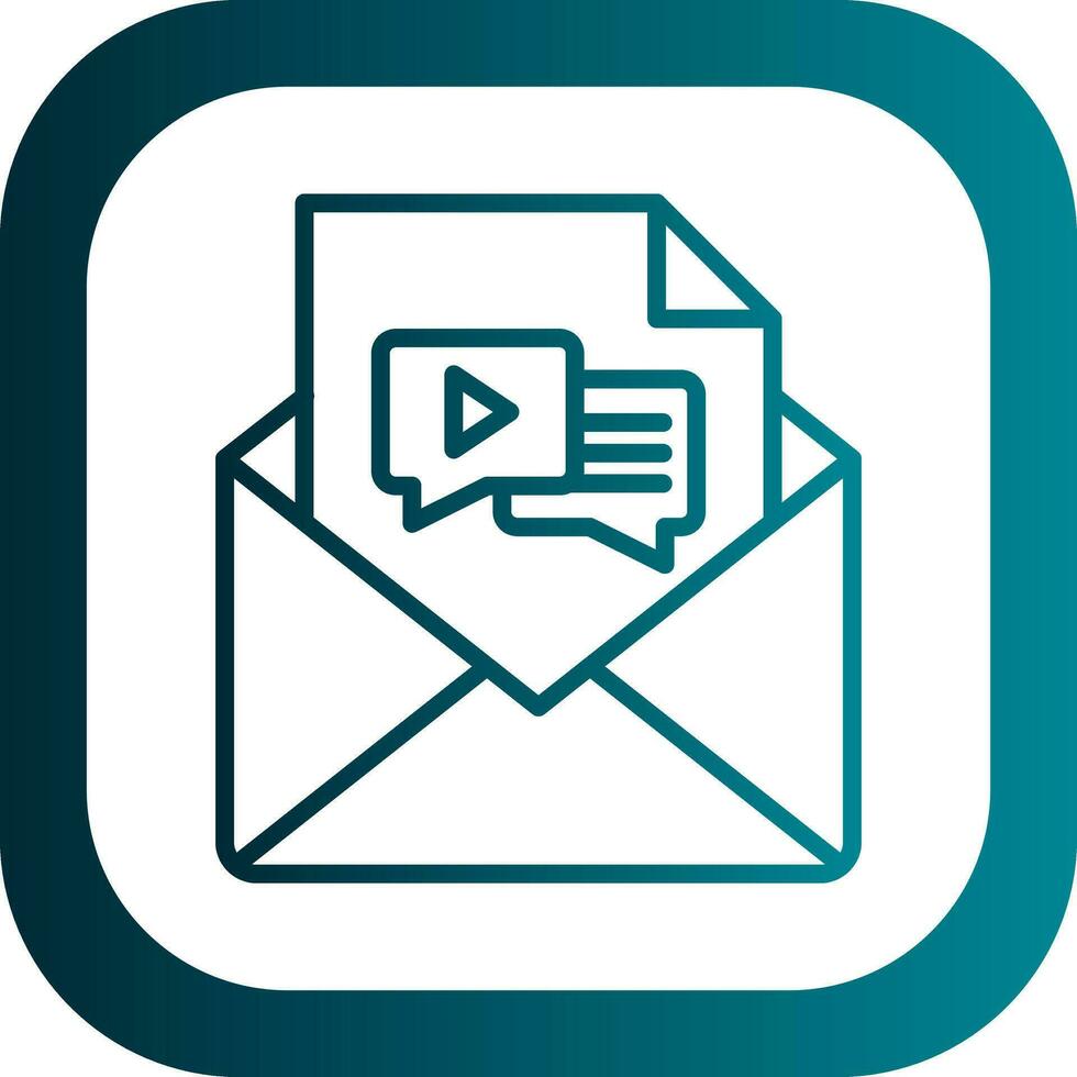 Email Marketing Vector Icon Design