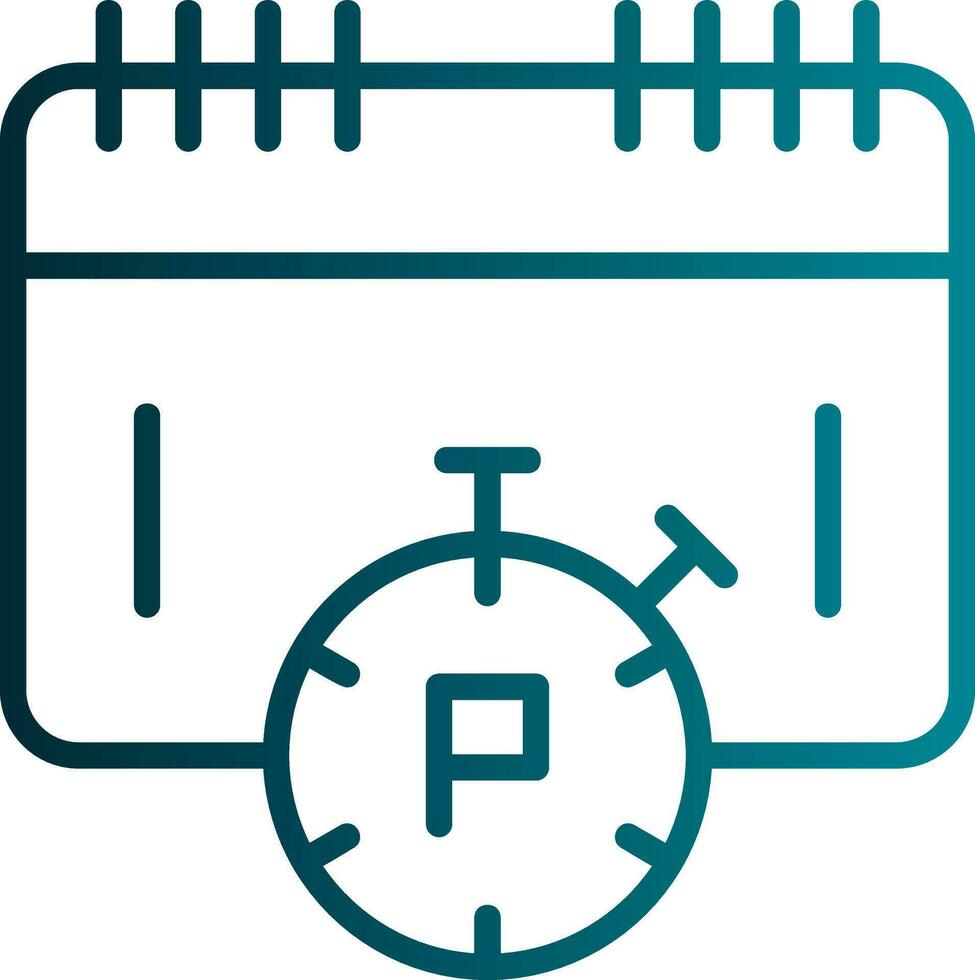 Deadline Vector Icon Design